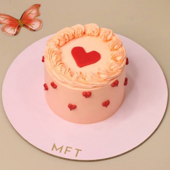 Designer Heart Mini Cake